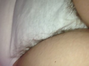 Greater quantity pubic hairs sticking out.
