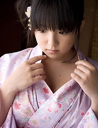 Ai Shinozaki Asian babe shows of huge tits as she takes off her kimono